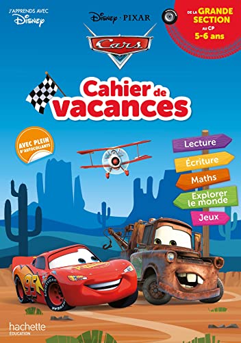 Disney - Cars - De la Grande Section au CP - Cahier de vacances 2024: Disney Pixar Cars