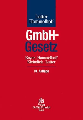 GmbH-Gesetz: Kommentar