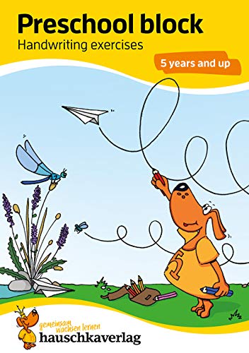 Preschool Activity Book for 5 Years - Boys and Girls - Writing and Tracing Workbook: Colourful puzzle block - fun educational development (Kids ... for kindergarten and preschool, Band 736) von Hauschka Verlag GmbH