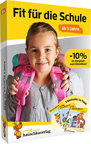 Vorschulblock-Paket ab 5 Jahre - Fit für die Schule: 3 bunte Rätselblöcke mit Förderung die Freude macht (Übungshefte-Pakete für Kindergarten und Vorschule, Band 8004)