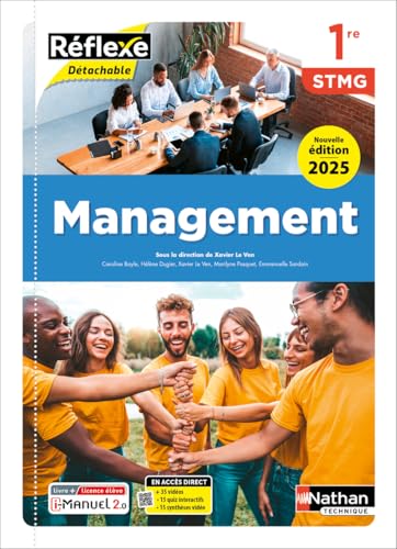 Management - 1re STMG - Coll. Réflexe - Éd. 2025 - Livre + licence von NATHAN