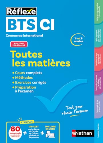 Toutes les matières BTS Commerce International - Réflexe N° 15 von NATHAN