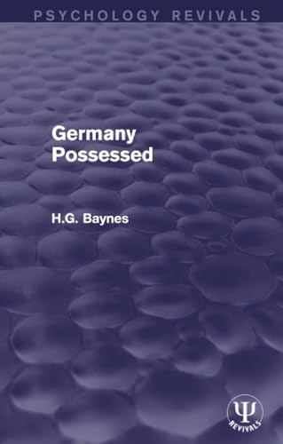 Germany Possessed (Psychology Revivals)