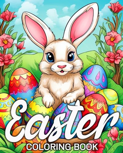 Easter Coloring Book: 50 Cute Images for Stress Relief and Relaxation von Blurb