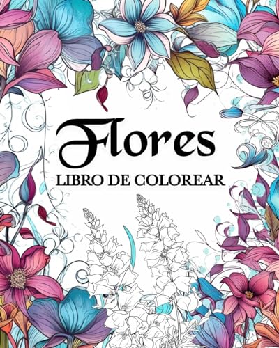 Flores Libro de Colorear: Únicos Florales Motivos, Libro de Colorear para Adultos von Blurb