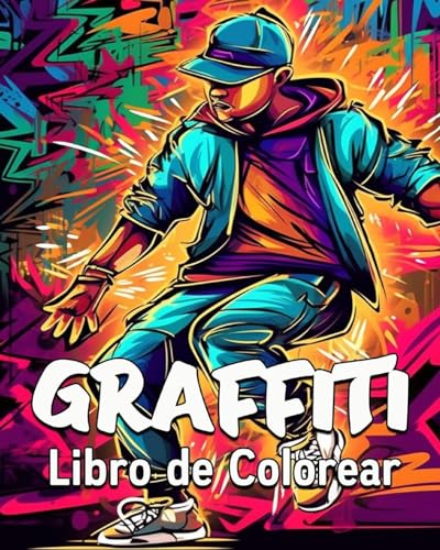 Graffiti Libro de Colorear: 60 Dibujos para Colorear, Gran Libro de Graffiti para Colorear von Blurb