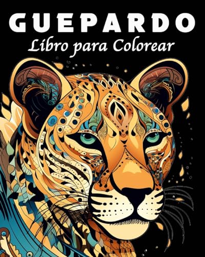 Guepardo Libro para Colorear: 40 Mandalas para Colorear de Guepardos únicos von Blurb