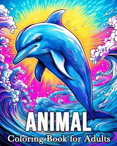 Animal Coloring Book for Adults: 50 Cute Images for Stress Relief and Relaxation von Blurb