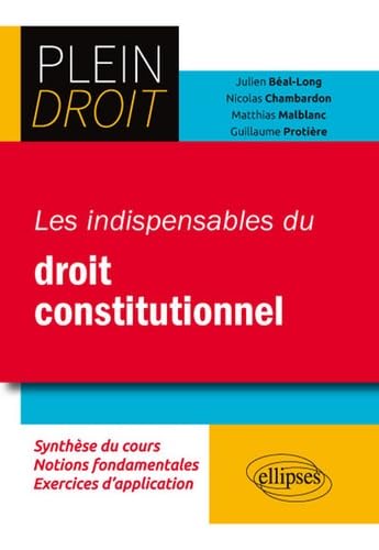Les indispensables du droit constitutionnel (Plein Droit) von ELLIPSES