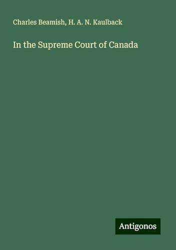 In the Supreme Court of Canada