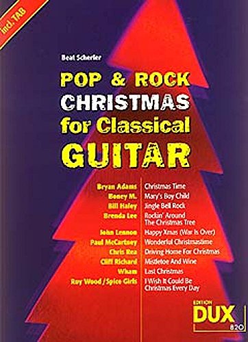 Pop & Rock Christmas For Classical Guitar