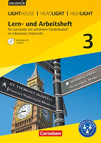 English G Lighthouse / English G Headlight / English G Highlight - Allgemeine Ausgabe / Band 3: 7. Schuljahr - Lern- und Arbeitsheft für Lernende mit ... - Zu Lighthouse, Headlight und Highlight von Cornelsen Verlag GmbH