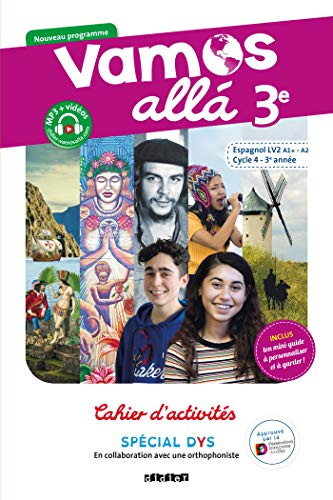 Vamos allá 3e LV2 Espagnol 2020 - Cahier DYS: Cahier d'activités spécial DYS