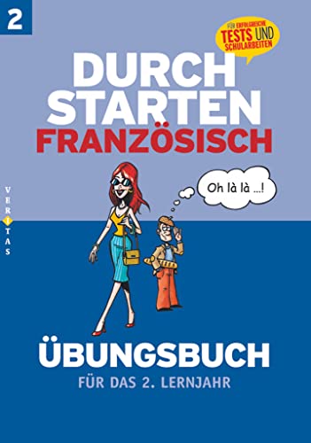 Durchstarten - Französisch - Neubearbeitung - 2. Lernjahr: Übungsbuch mit Lösungen