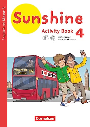 Sunshine - Englisch ab Klasse 3 - Allgemeine Ausgabe 2020 - 4. Schuljahr: Activity Book mit interaktiven Übungen online von Cornelsen Verlag GmbH