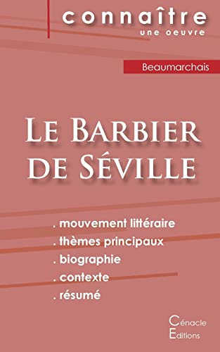 Fiche de lecture Le Barbier de Séville de Beaumarchais (Analyse littéraire de référence et résumé complet) von Les Editions Du Cenacle