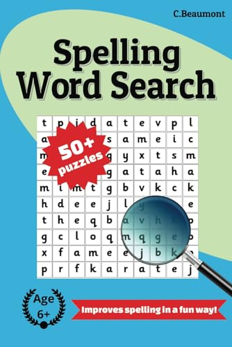 Word Search Book For Spelling: Word search puzzle book about learning and teaching kids how to spell for children aged 6+ , 6x9 inches, 110 pages von Independently published