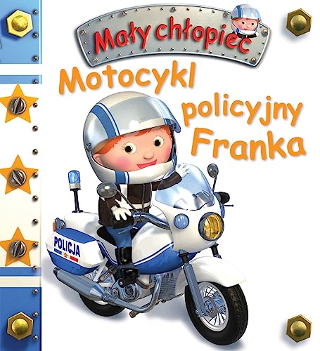 Motocykl policyjny Franka. Mały chłopiec von Olesiejuk