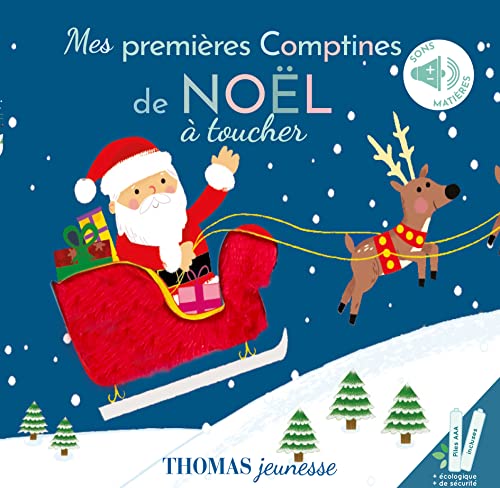 Mes premières comptines de Noël à toucher von THOMAS EDITIONS