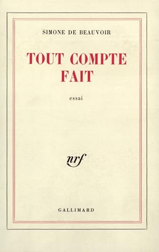 Tout compte fait Tout compte fait von GALLIMARD