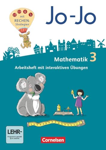 Jo-Jo Mathematik - Allgemeine Ausgabe 2018 - 3. Schuljahr: Arbeitsheft - Mit interaktiven Übungen online von Cornelsen Verlag GmbH