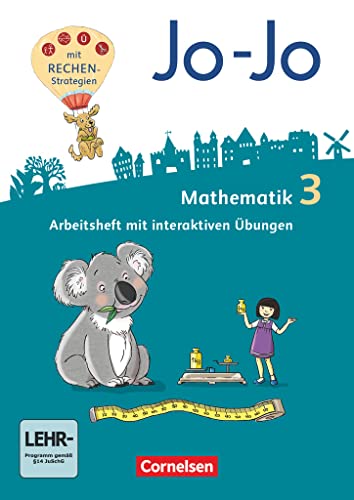 Jo-Jo Mathematik - Allgemeine Ausgabe 2018 - 3. Schuljahr: Arbeitsheft - Mit interaktiven Übungen online von Cornelsen Verlag GmbH