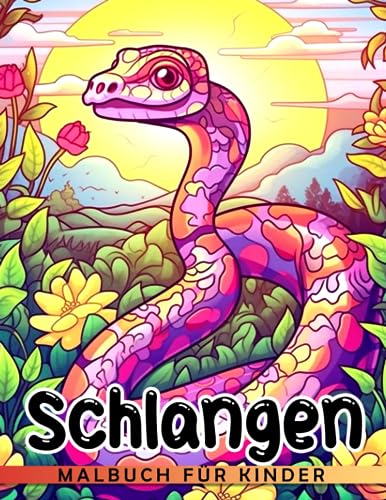 Schlangen Malbuch für Kinder: 30 exquisite Ausmalbilder sind enthalten, die für alle Altersgruppen als Geschenke zu besonderen Anlässen genossen werden können.