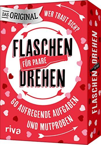 Flaschendrehen für Paare: 60 aufregende Aufgaben und Mutproben. Das Original | Der Spieleklassiker ab 18 Jahren. Perfektes Geschenk zum Hochzeit, Valentinstag, Jahrestag