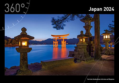 360° Japan Premiumkalender 2024 (360° Premiumkalender 2024 (50 x 35 cm)) von 360° medien
