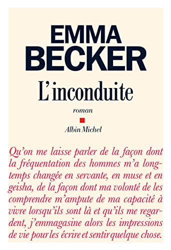 L'Inconduite: Roman