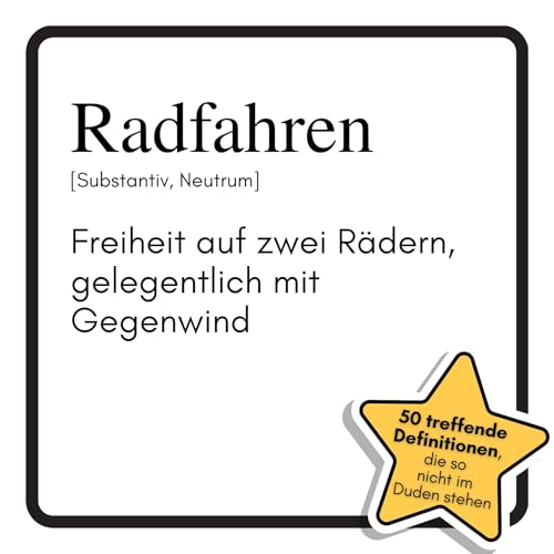 Radfahren: Freiheit auf zwei Rädern, gelegentlich mit Gegenwind. Das lustige Geschenkbuch für Mann, Frau, Kollege, Freund zu Geburtstag, Weihnachten von FlipFlop