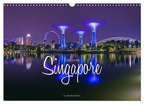 Discover Singapore (Wandkalender 2025 DIN A3 quer), CALVENDO Monatskalender von CALVENDO
