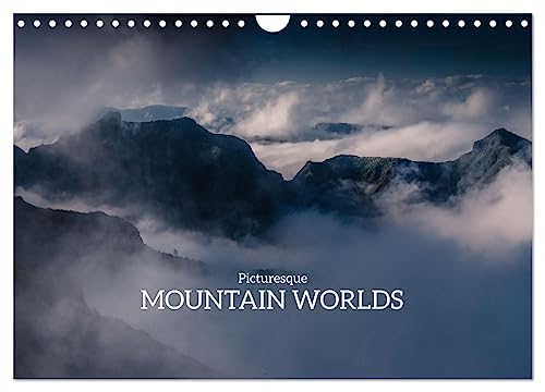 Picturesque Mountain Worlds (Wall Calendar 2025 DIN A4 landscape), CALVENDO 12 Month Wall Calendar: Fantastic backdrops in the mountains to be discovered.