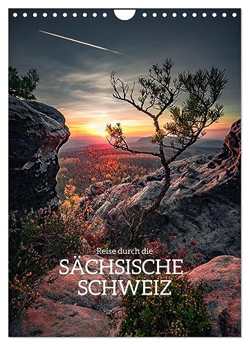 Reise durch die Sächsische Schweiz (Wandkalender 2024 DIN A4 hoch), CALVENDO Monatskalender von CALVENDO