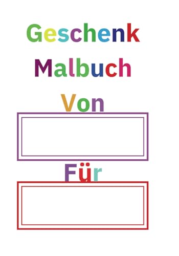 Geburtstag Geschenk Malbuch für die Gäste: Für die Gäste von Independently published
