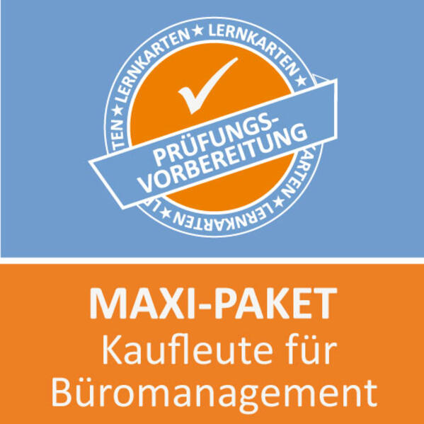 AzubiShop24.de Lernkarten Kaufmann / Kauffrau für Büromanagement. Maxi-Paket von Princoso GmbH