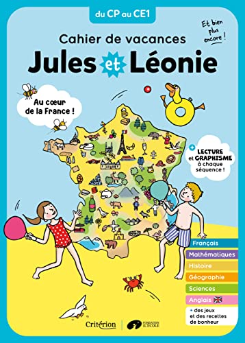 Cahier de vacances Jules et Léonie du CP au CE1: Au coeur de la France