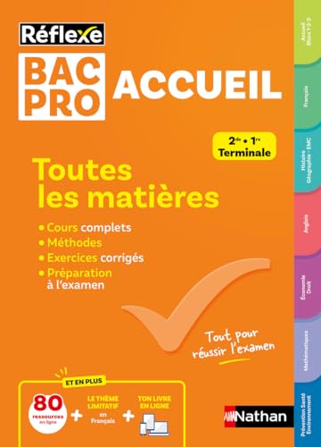 Toutes les matières BAC PRO Accueil - Réflexe N° 18: 2de, 1re, Terminale von NATHAN