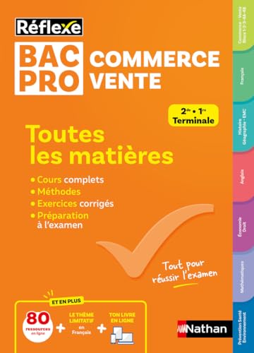Toutes les matières BAC PRO Commerce-Vente - Réflexe N° 6: 2de, 1re, Terminale von NATHAN