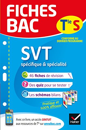 Fiches Bac: SVT specifique et specialite Terminale S