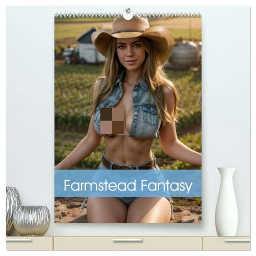 Farmstead Fantasy (High Quality Premium Wall Calendar 2025 DIN A2 portrait),CALVENDO 12 Month Wall Calendar: Sensual seasons in the countryside von CALVENDO
