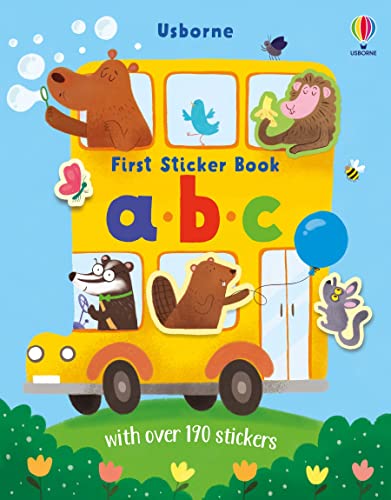 First Sticker Book abc (First Sticker Books) von Usborne Publishing Ltd