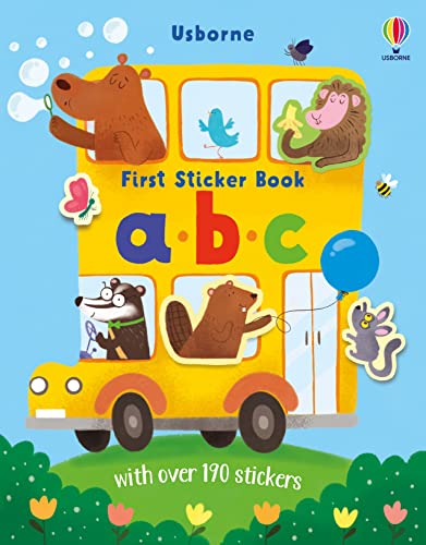 First Sticker Book abc (First Sticker Books) von Usborne
