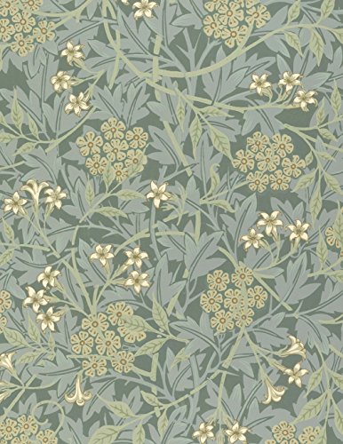 Jasmine, William Morris. Ruled journal: 150 lined / ruled pages, 8,5x11 inch (21.59 x 27.94 cm) Soft cover / paperback