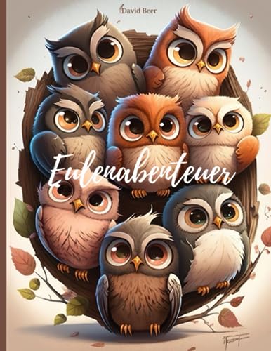 Eulenabenteuer - Ein Malbuch mit Eulen für Kinder und Erwachsene: für Kinder ab 3 Jahre, zum ausmalen und kreativen Gestalten (Mal- und Kurzgeschichtenbücher für Kinder)
