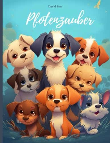 Pfotenzauber - Ein Malbuch mit Hundewelpen: für Kinder ab 3 und jeden der süße Hunde mag (Mal- und Kurzgeschichtenbücher für Kinder)