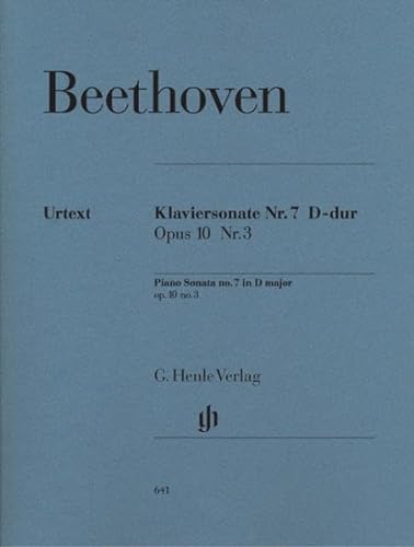 Klaviersonate D-dur op. 10,3: Besetzung: Klavier zu zwei Händen (G. Henle Urtext-Ausgabe) von HENLE VERLAG