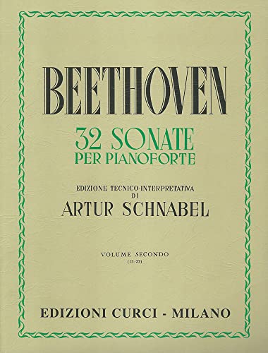 32 sonate vol.2 (nos.13-23) : per pianoforte