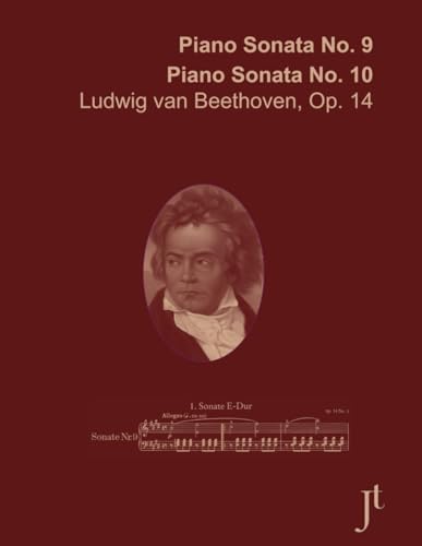 Beethoven Piano Sonata No. 9, No. 10, Op. 14: Full bound score for study and review (with fingergings) von Independently published