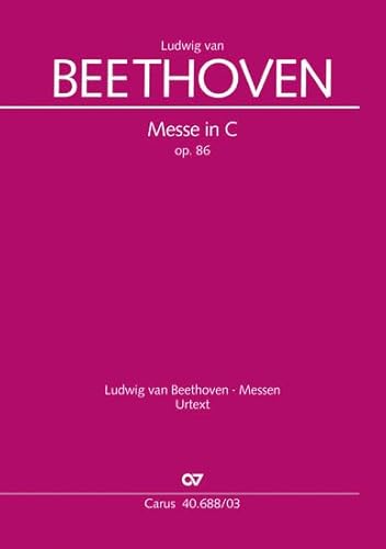 Messe in C (Klavierauszug): op. 86
